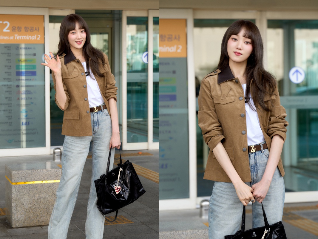 [공항패션] 이성경, 코듀로이와 데님으로 ‘꾸안꾸’ 스타일링 28-Image